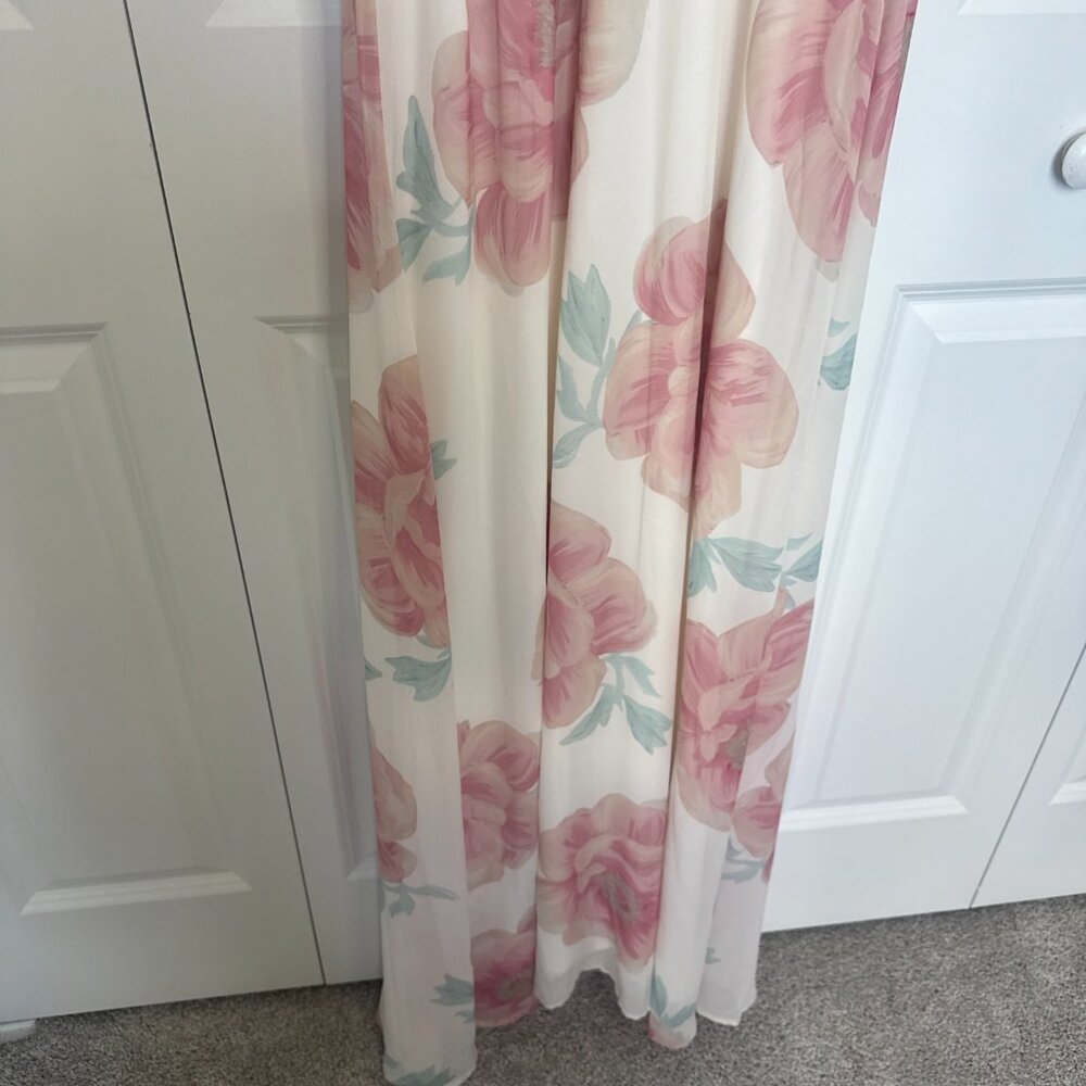 Show Me Your Mumu Caitlin Ruffle Maxi Dress Flowy Boho Fairy Bridesmaid Bridal S - Picture 9 of 15